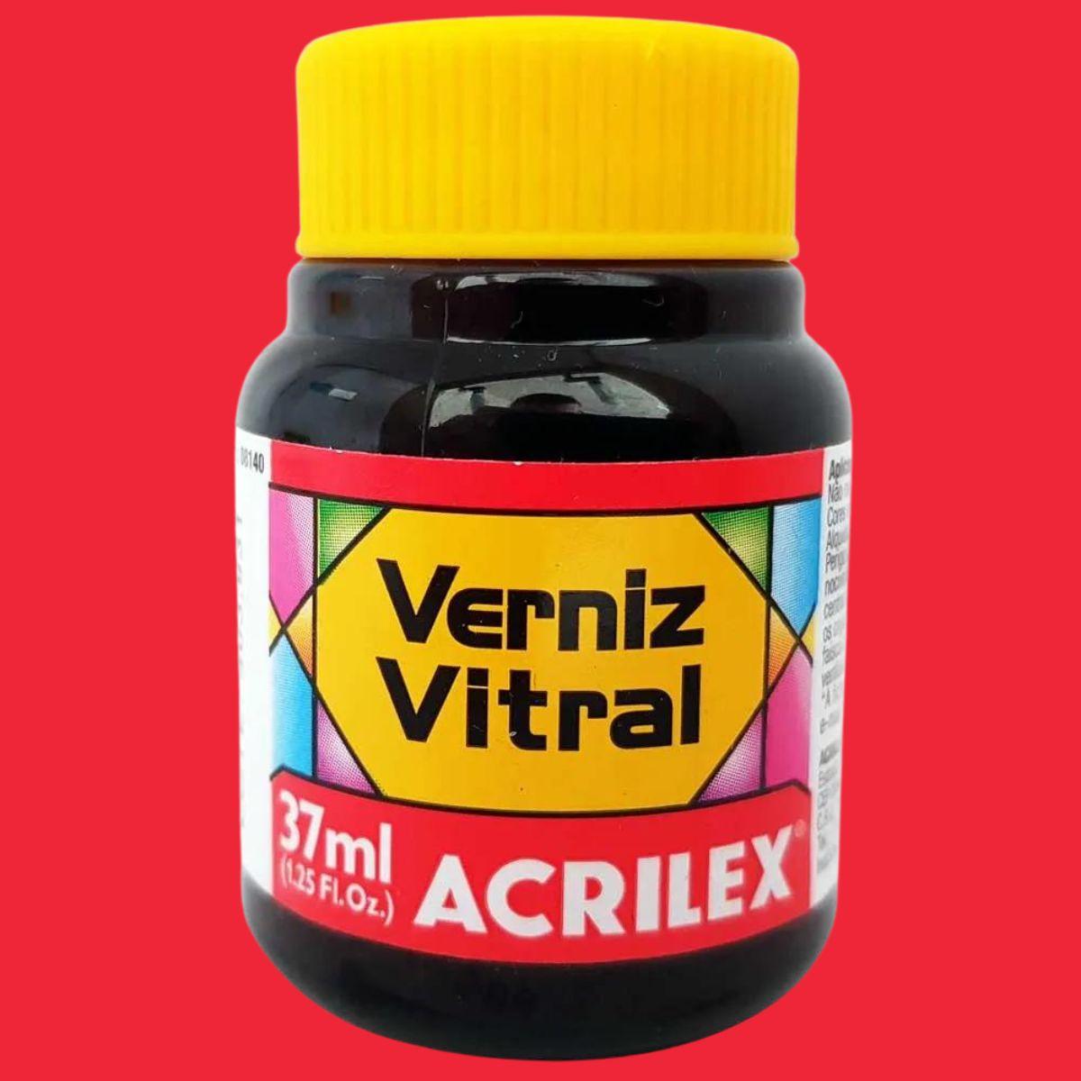 Verniz Vitral Acrilex 37ml Transparente e Brilhante - Palácio da Arte