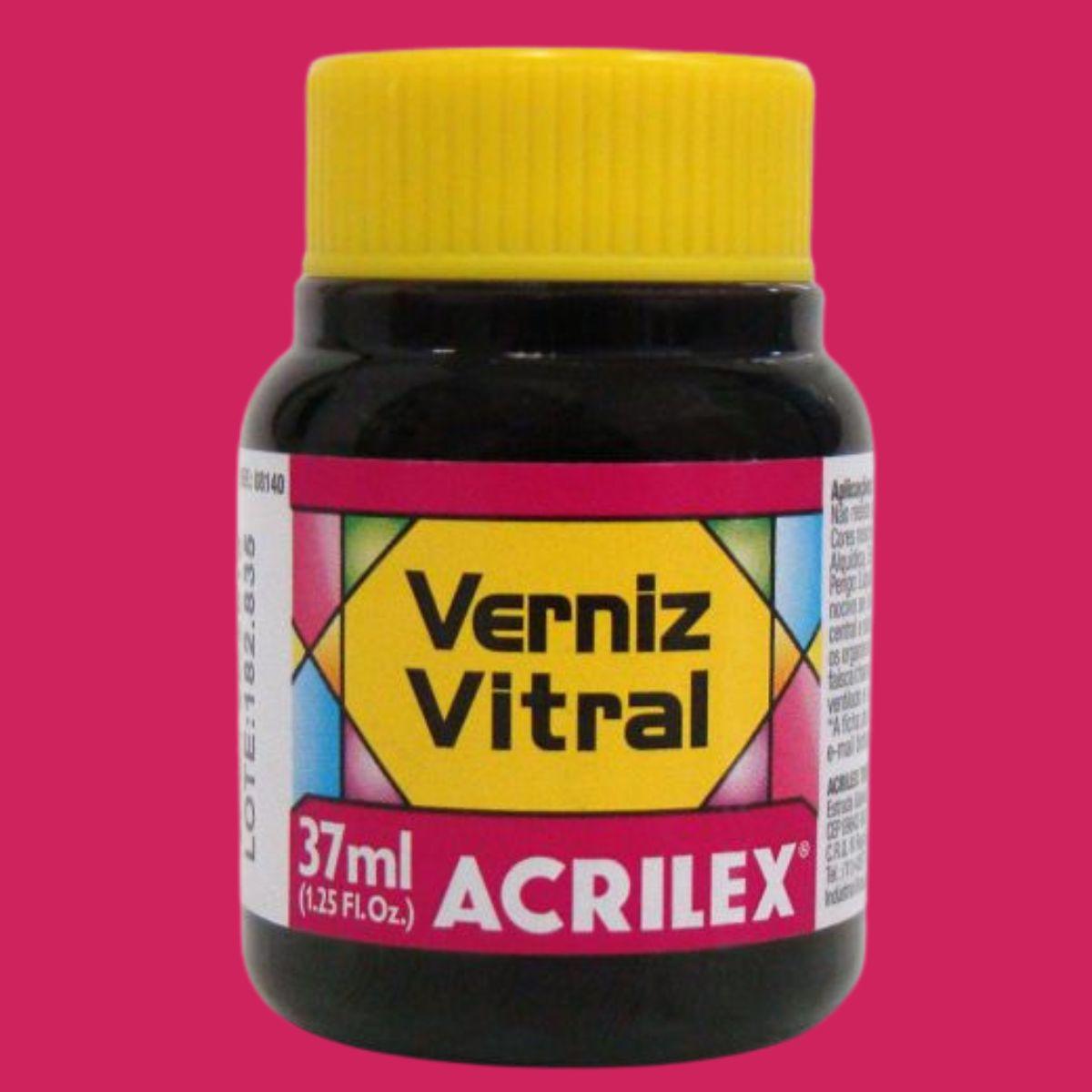 Verniz Vitral Acrilex 37ml Transparente e Brilhante - Palácio da Arte