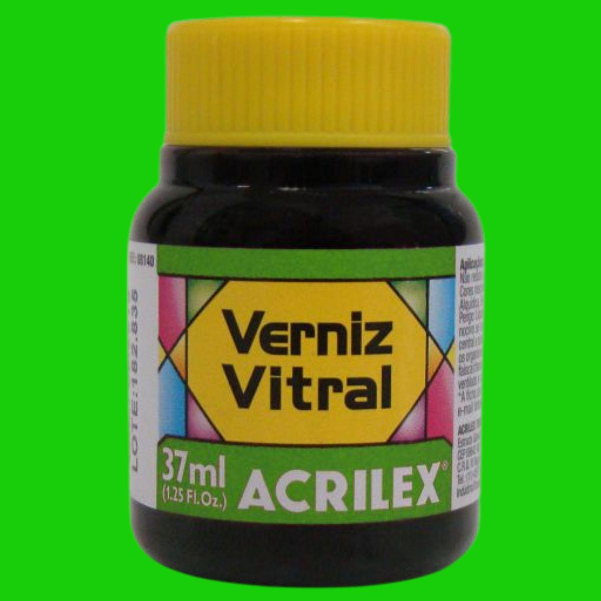 Verniz Vitral Acrilex 37ml Transparente e Brilhante - Palácio da Arte