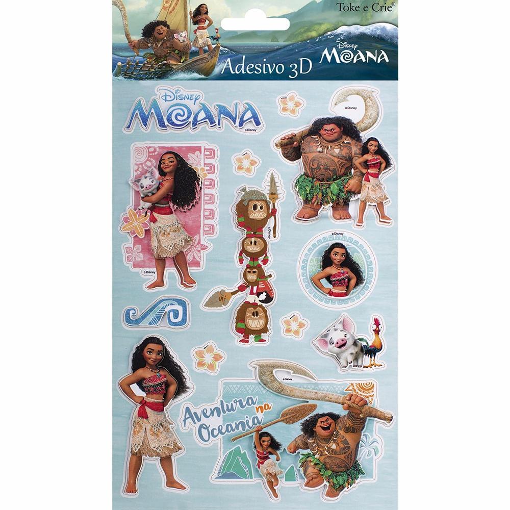 Adesivo 3D ADD05 Moana Disney Toke e Crie - Palácio da Arte