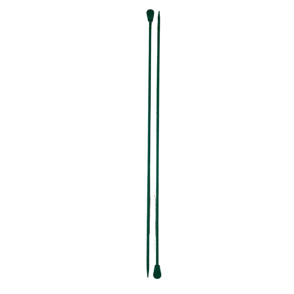 Agulha para Tricô Milward Plástica Verde Escuro D973312 38x0,31cm - Palácio da Arte