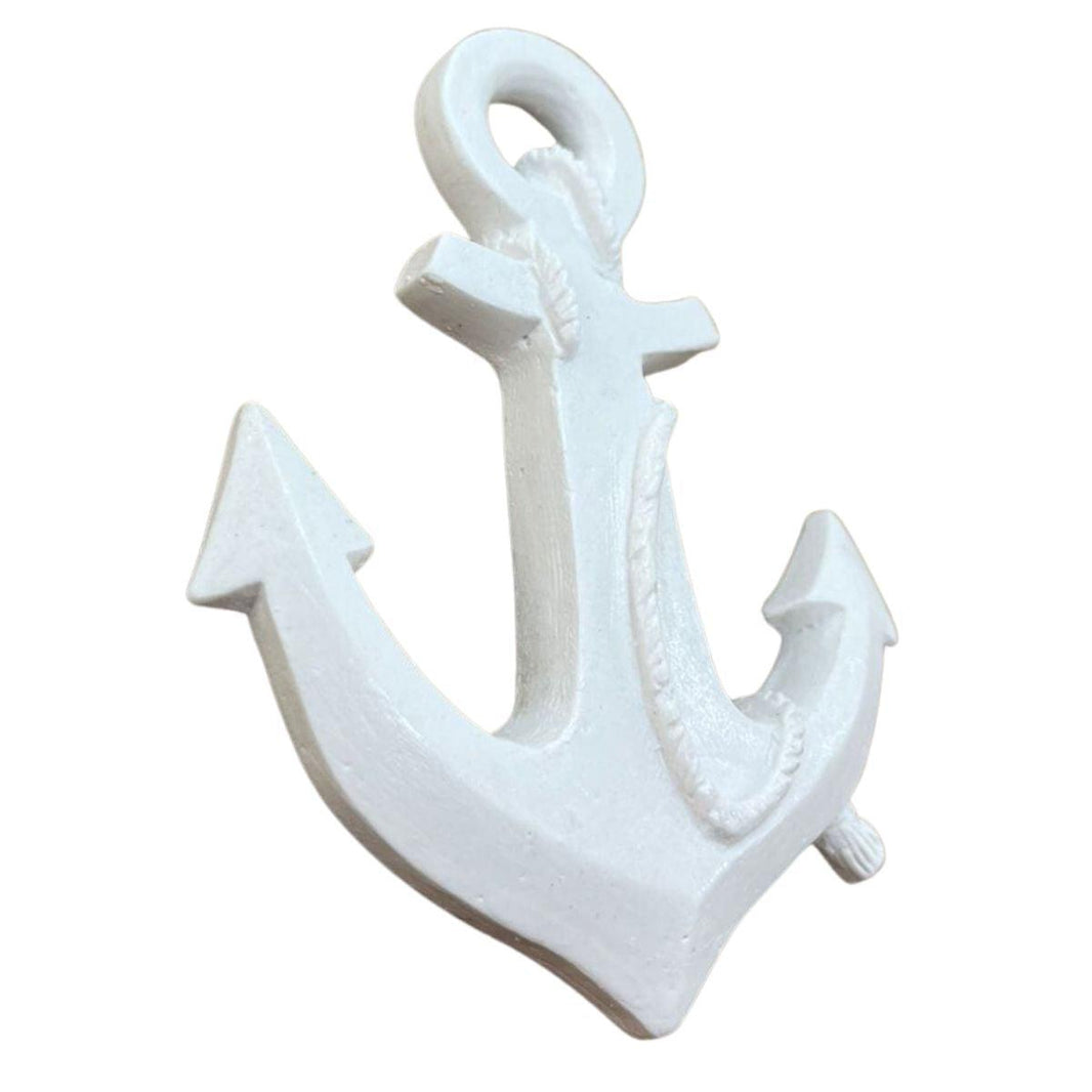 Aplique Âncora de Navio 11,5x9,5x1cm Resina - Palácio da Arte