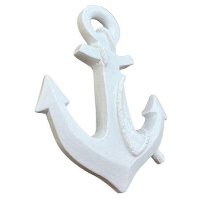 Aplique Âncora de Navio 11,5x9,5x1cm Resina - Palácio da Arte