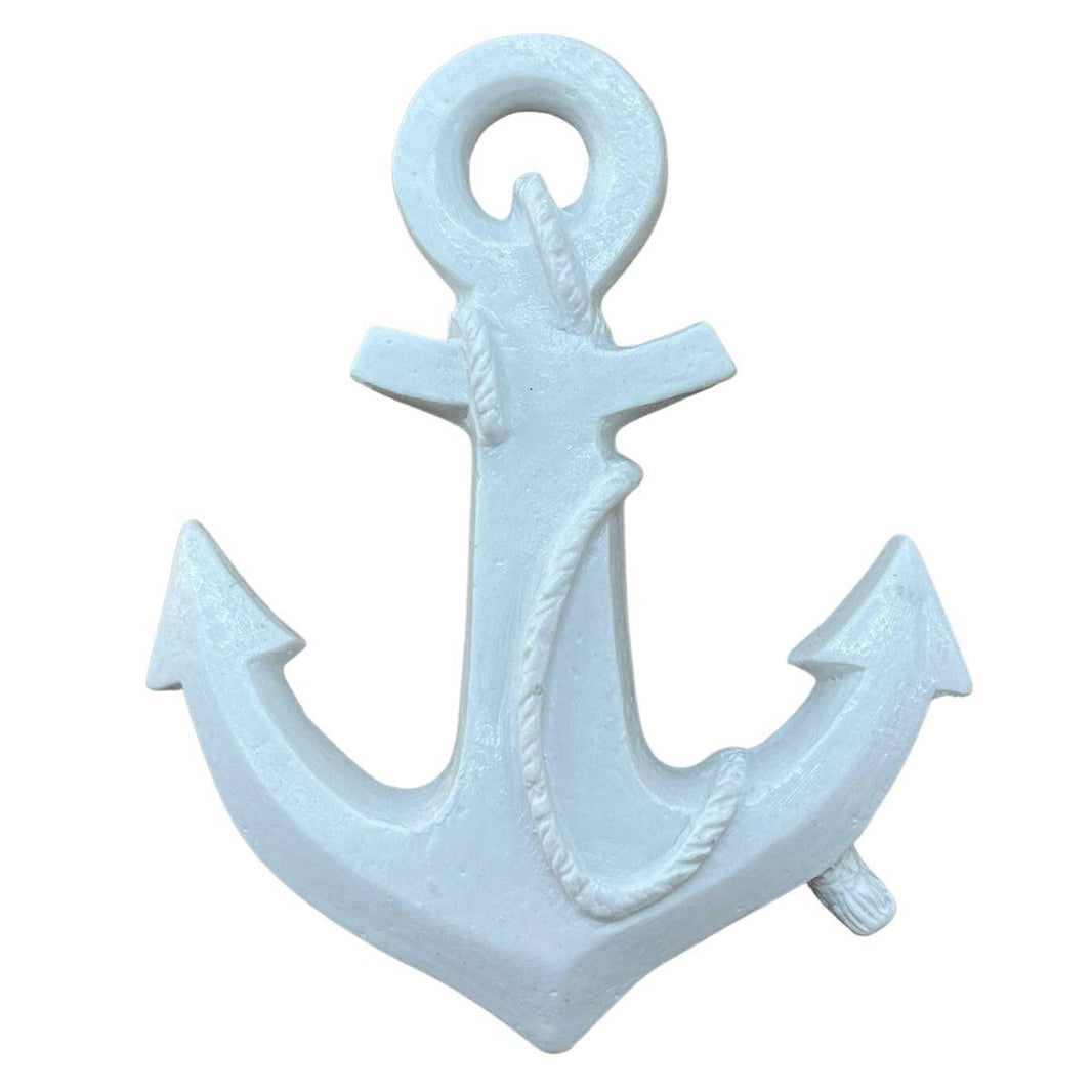 Aplique Âncora de Navio 11,5x9,5x1cm Resina - Palácio da Arte
