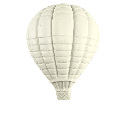 Aplique Balão Trabalhado GG 7x5,5cm Resina - Palácio da Arte