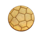 Aplique Bola de Futebol 5,5x5,5cm em MDF - Palácio da Arte