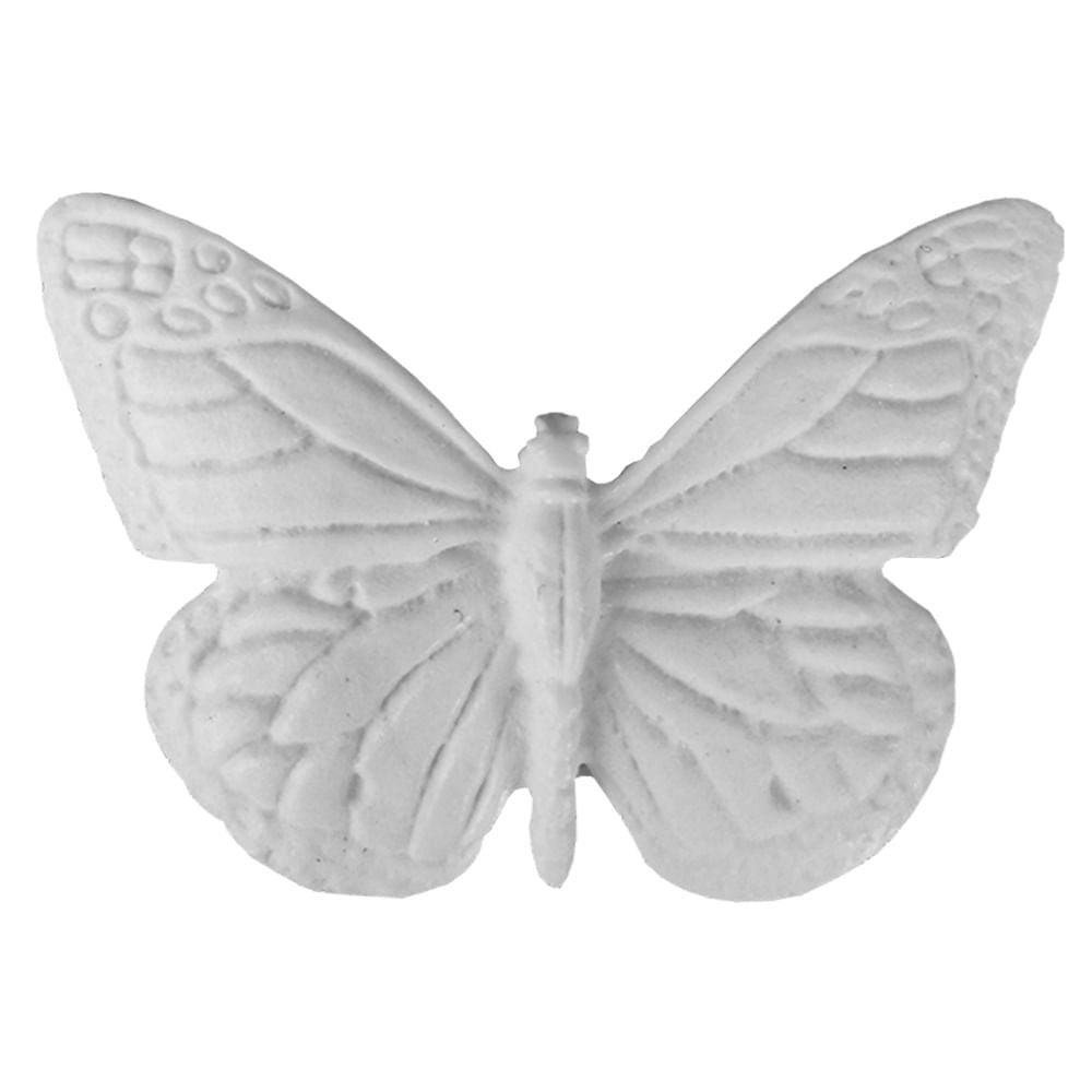 Aplique Borboleta Delicada 4x5,7cm com 2 unidades Resina - Palácio da Arte