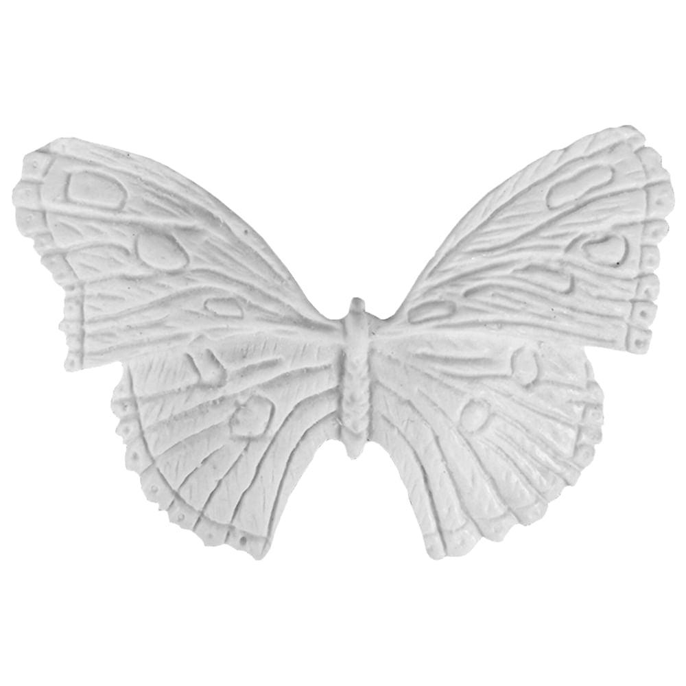 Aplique Borboleta Delicada 5x7,5cm com 2 unidades Resina - Palácio da Arte