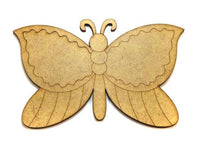 Aplique Borboletas 4 Asas 11x7cm em MDF - Palácio da Arte