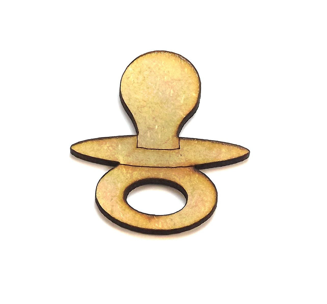 Aplique Chupeta Bebe 4x3cm em MDF - Palácio da Arte