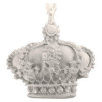 Aplique Coroa Egípcia 4x4,5cm Resina - Palácio da Arte