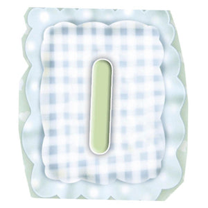 Aplique Decorativo 10cm LMAPC-274 Placa Letra I Azul em MDF Litocart - Palácio da Arte
