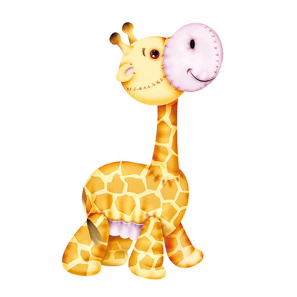 Aplique Decorativo 7cm LMAM-007 Girafa em MDF Litocart - Palácio da Arte