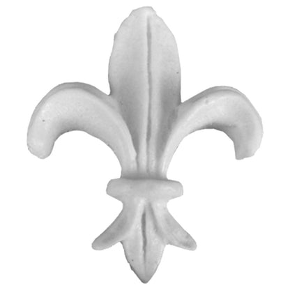 Aplique Flor de Lis 3,5x2,8cm com 3 unidades Resina - Palácio da Arte