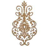 Aplique Imperial 19,3x11cm em MDF - Palácio da Arte