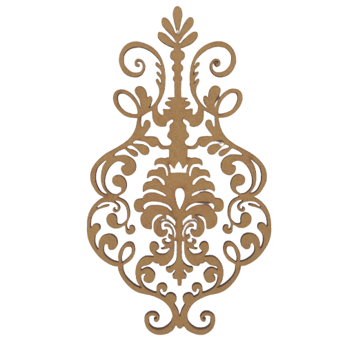 Aplique Imperial 19,3x11cm em MDF - Palácio da Arte