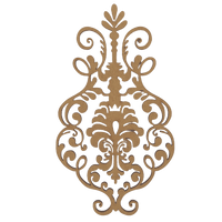 Aplique Imperial 19,3x11cm em MDF - Palácio da Arte