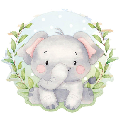 Aplique Litoarte APM12-154 12cm Meu Safari Elefante - Palácio da Arte