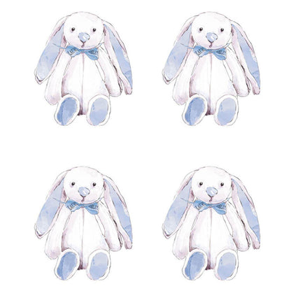 Aplique Litoarte APM3-327 3cm Pacotinho de Amor Menino Coelhos 4 peças - Palácio da Arte