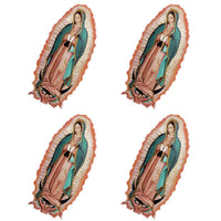 Aplique Litoarte APM3-332 3cm Nossa Senhora de Guardalupe 4 peças - Palácio da Arte
