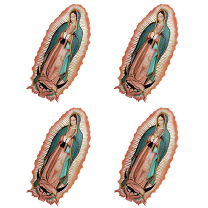 Aplique Litoarte APM3-332 3cm Nossa Senhora de Guardalupe 4 peças - Palácio da Arte
