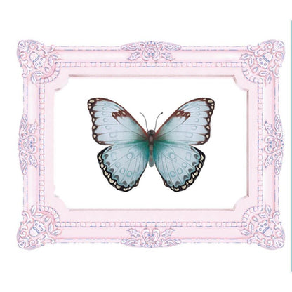 Aplique Litoarte APM8-1345 8cm Renascer Moldura e Borboleta - Palácio da Arte