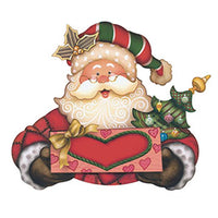 Aplique Litoarte APMN8-071 8cm Natal Papai Noel - Palácio da Arte