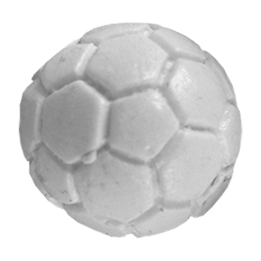 Aplique Meia Bola de Futebol 2,2x2,2cm com 5 unidades Resina - Palácio da Arte