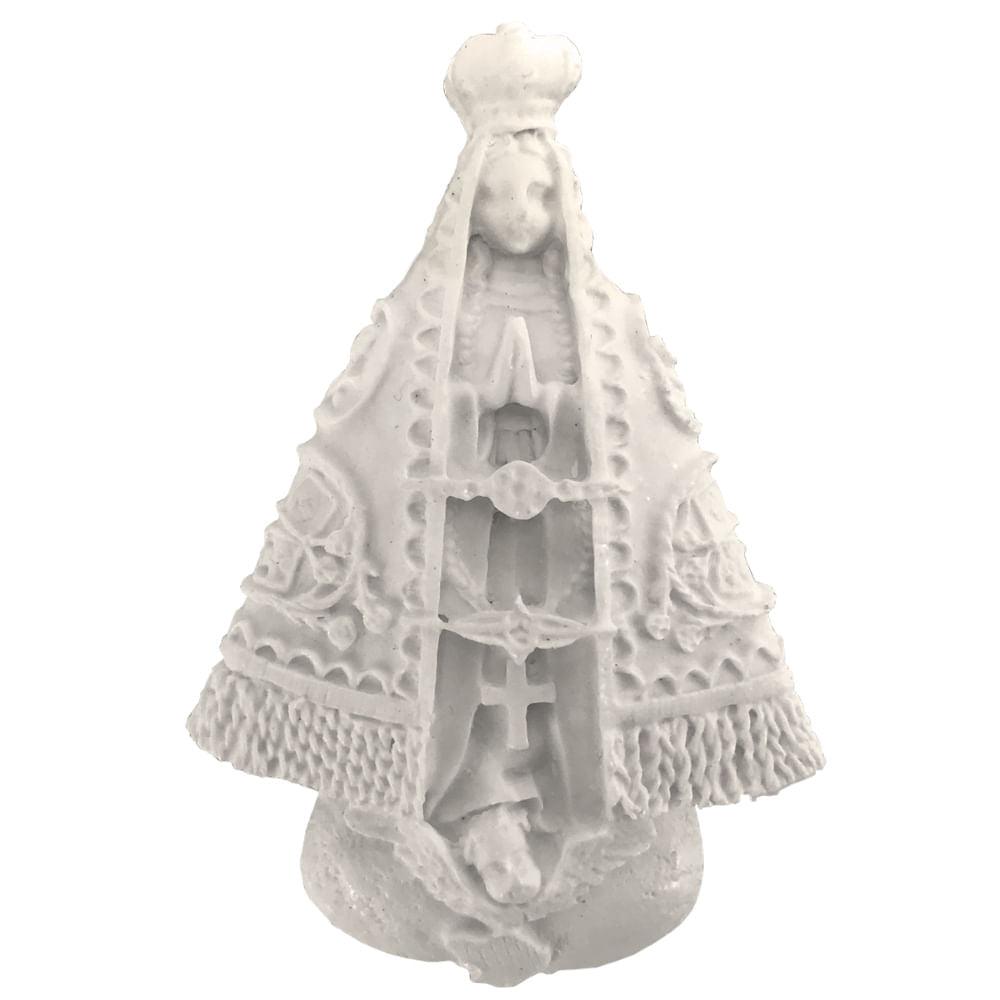 Aplique Nossa Senhora Aparecida 6,5x4,2cm Resina - Palácio da Arte
