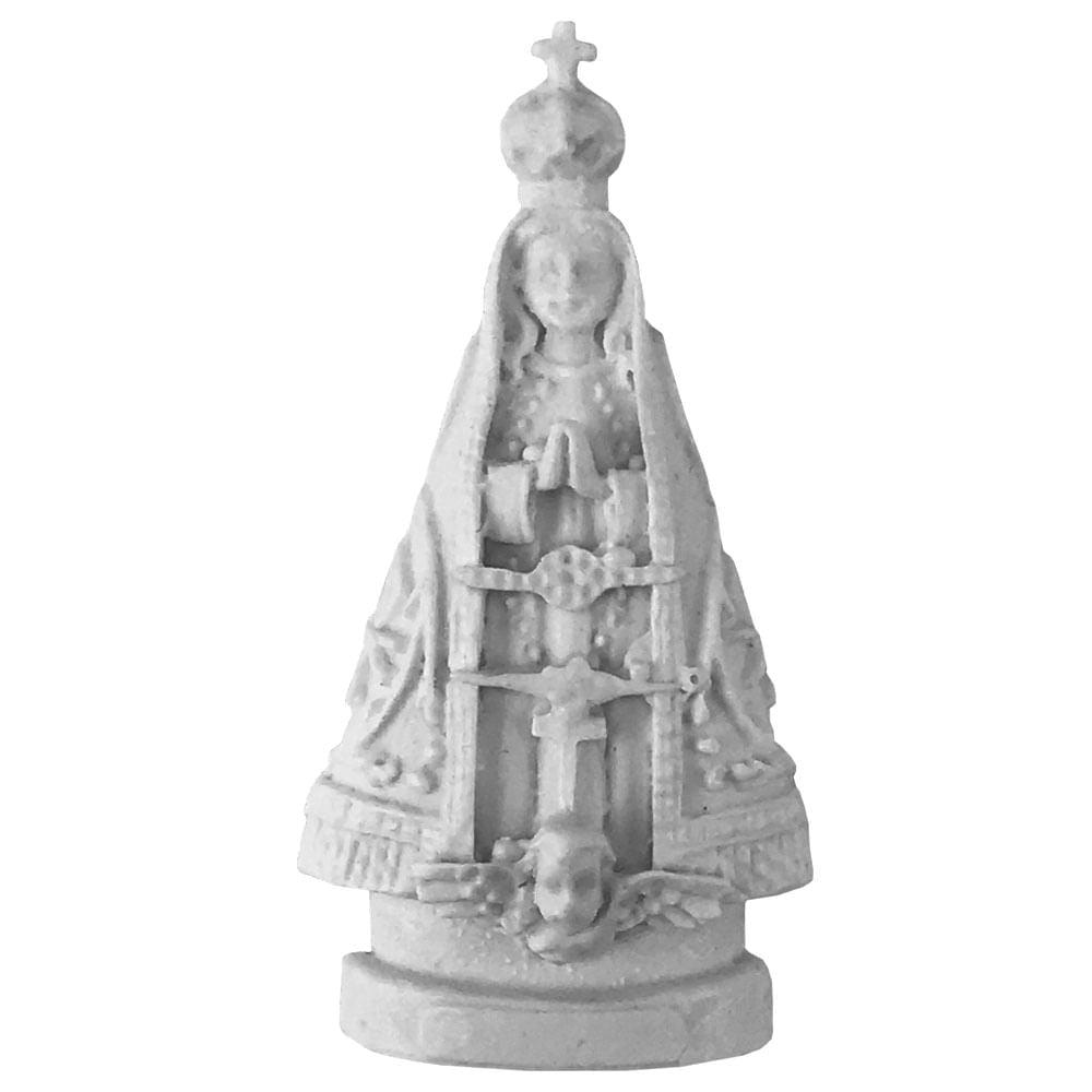 Aplique Nossa Senhora Aparecida 8x4cm Resina - Palácio da Arte