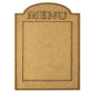 Aplique Placa Lousa Menu 20x15cm em MDF - Palácio da Arte
