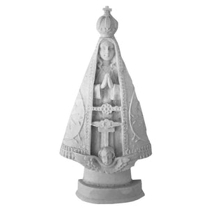 Aplique Religioso Nossa Senhora Aparecida 14,5x7,2cm Resina - Palácio da Arte