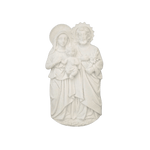 Aplique Sagrada Família 5,2x9,5cm Resina - Palácio da Arte