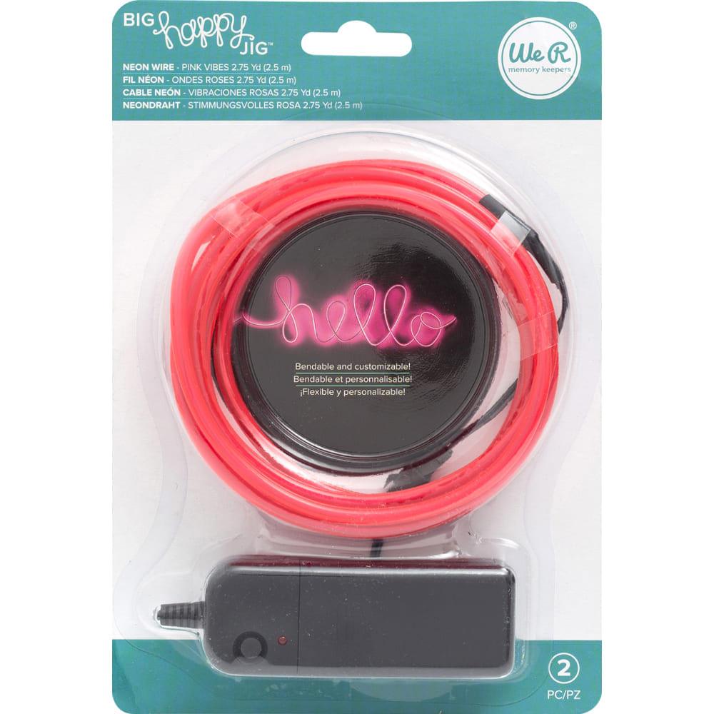 Arame Neon para Big Happy Jig WER410 Rosa - Palácio da Arte