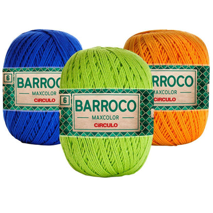 Barbante Barroco Círculo MaxColor 6 200g com 226 m - Palácio da Arte