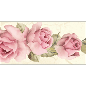 Barra Adesiva Litoarte BDA-IV-626 43,6x4cm Rosas - Palácio da Arte