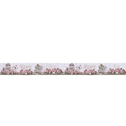 Barra Adesiva Litoarte BDA-IV-665 43,6x4cm Rosas Love - Palácio da Arte