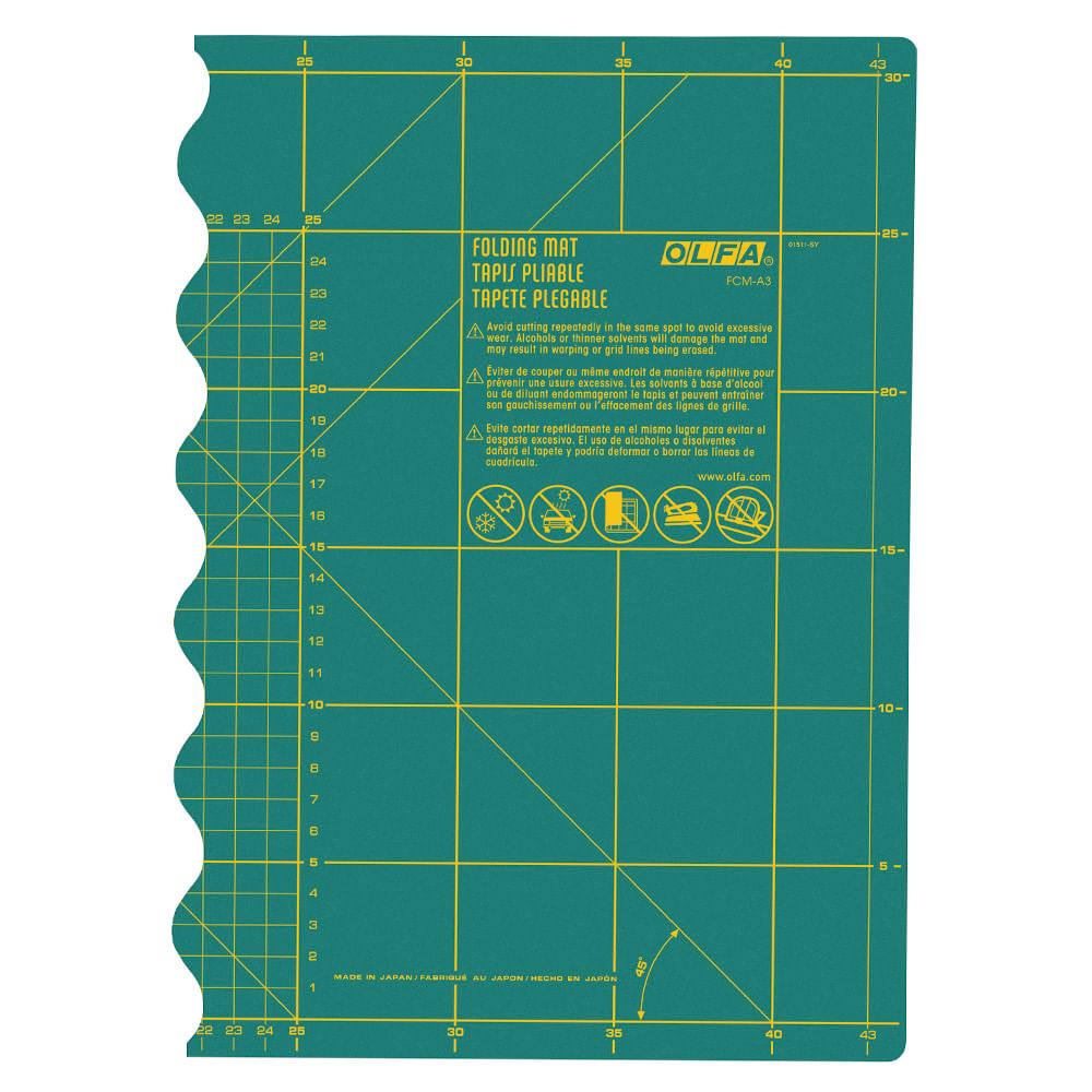 Base para Corte Multiuso Dobrável Olfa FCM-12"x17" A3 32x45cm - Palácio da Arte