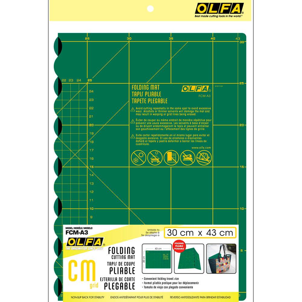Base para Corte Multiuso Dobrável Olfa FCM-12"x17" A3 32x45cm - Palácio da Arte