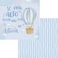 Bloco de Papel Litoarte SBXV-048 15x15cm Pacotinho de Amor Menino - Palácio da Arte