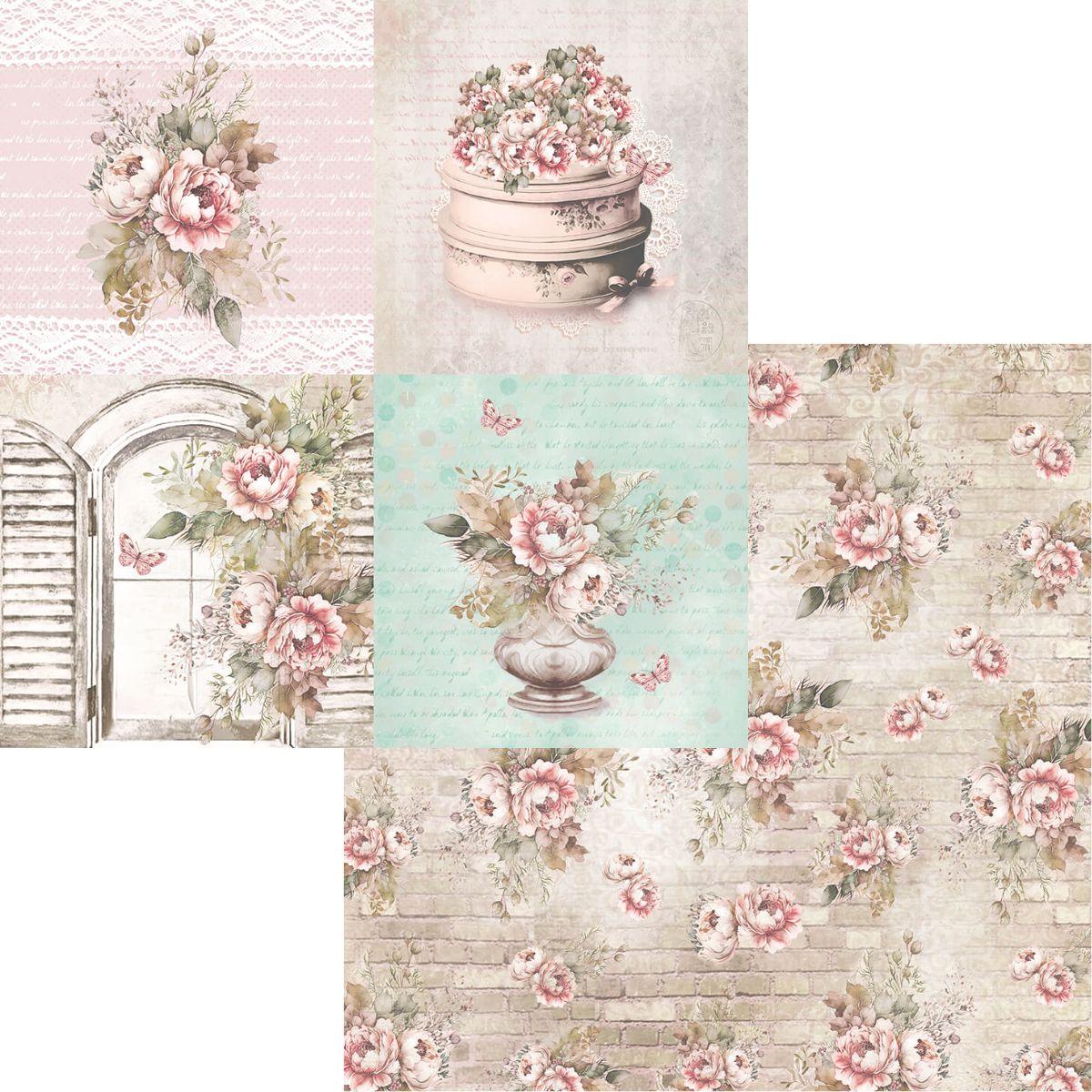 Bloco de Papel Litoarte SBXV-050 15x15cm Meu Sonho Vintage - Palácio da Arte