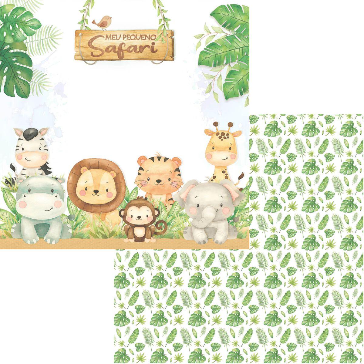 Bloco de Papel Litoarte SBXV-051 15x15cm Meu Safari - Palácio da Arte