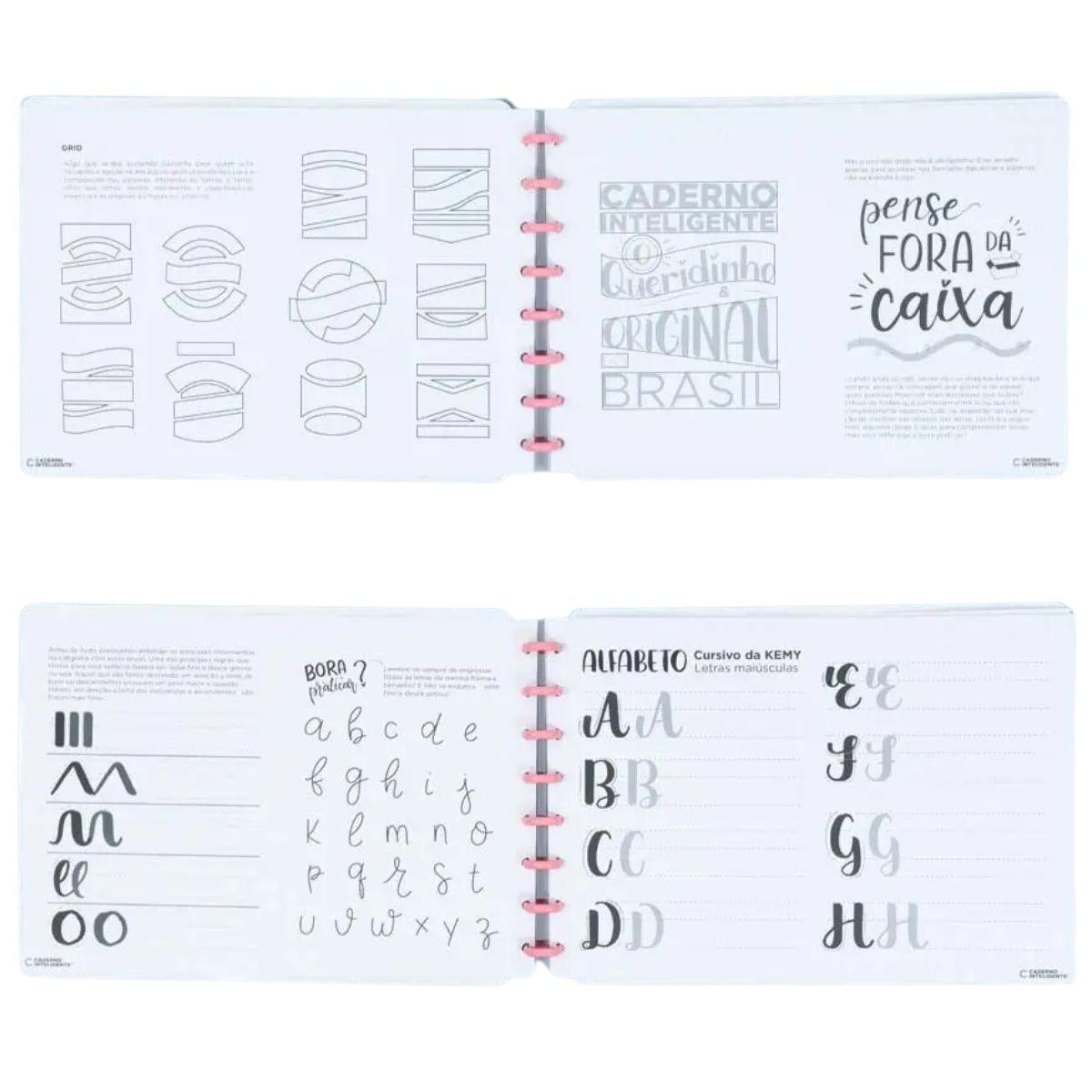 Caderno Inteligente de Lettering by Kemily A4 30x22,5cm - Palácio da Arte