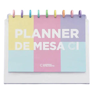 Caderno Inteligente Planner de Mesa White Médio 23x17cm - Palácio da Arte