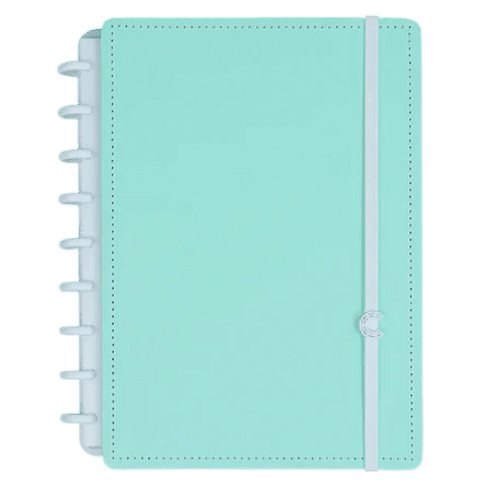 Caderno Inteligente Verde Pastel Grande Universitário 28x21,5cm - Palácio da Arte