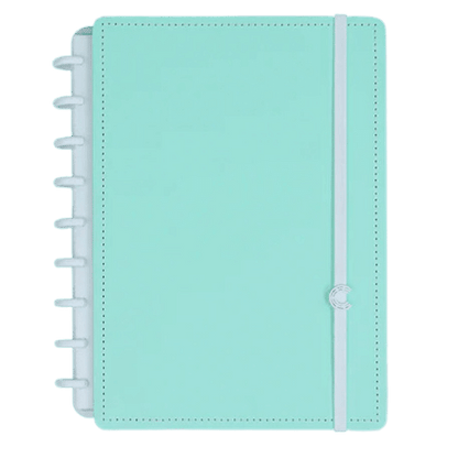 Caderno Inteligente Verde Pastel Grande Universitário 28x21,5cm - Palácio da Arte