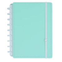 Caderno Inteligente Verde Pastel Médio 25,5x19cm - Palácio da Arte