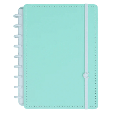 Caderno Inteligente Verde Pastel Médio 25,5x19cm - Palácio da Arte