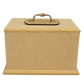 Caixa em MDF Base com Alça 10x16x9cm - Palácio da Arte