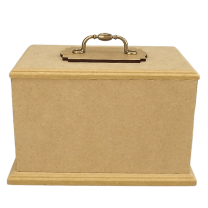 Caixa em MDF Base com Alça 10x16x9cm - Palácio da Arte